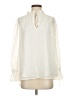 Julie Brown 100% Polyester Ivory Long Sleeve Blouse Size P (petite) - photo 1