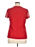 Adele & May 100% Polyester Red Short Sleeve Top Size XL - photo 2