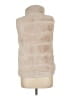 Dylan 100% Polyester Ivory Faux Fur Vest Size L - photo 2