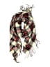 Unbranded Plaid Burgundy Red Scarf One size - photo 1