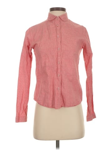 Ines de la Fressange for Uniqlo Long Sleeve Button-Down Shirt (view 1)