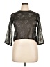 Zara Basic Black 3/4 Sleeve Top Size XS - photo 1