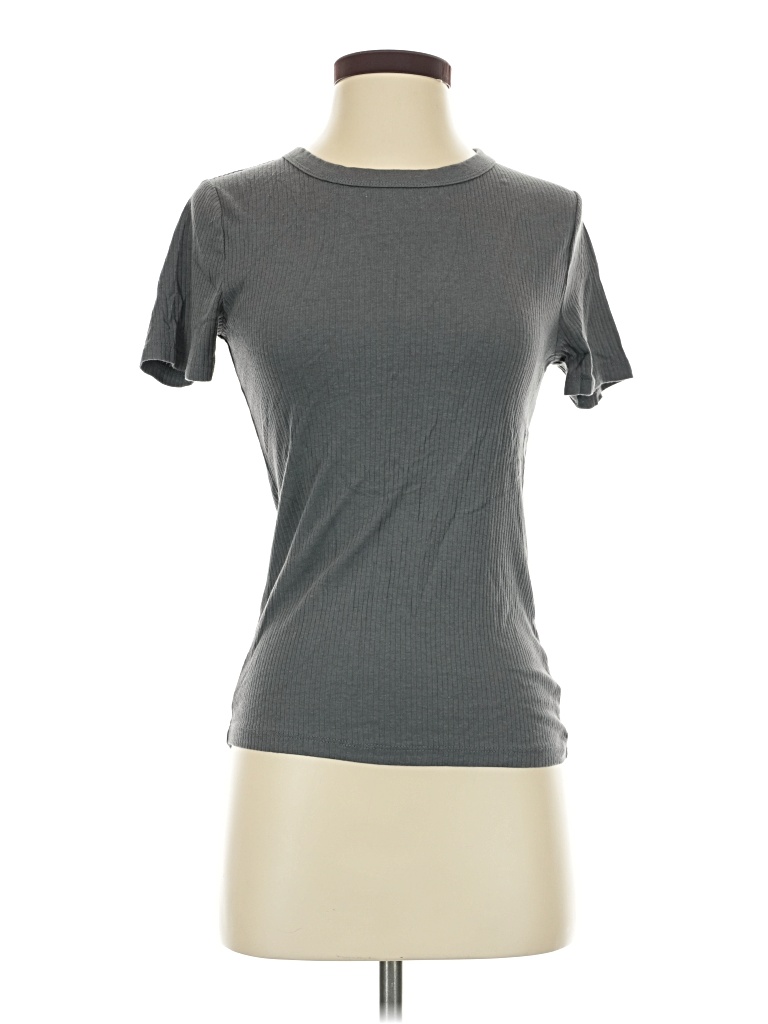 Pre-owned A New Day Short Sleeve Turtleneck In Gray