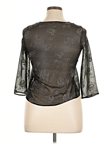 Zara Basic 3/4 Sleeve Top (view 2)