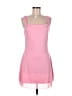 Shein Solid Pink Casual Dress Size M - photo 1