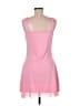 Shein Solid Pink Casual Dress Size M - photo 2