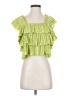Shein 100% Polyester Green Sleeveless Blouse Size 2 - photo 1