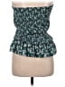 Shein 100% Polyester Green Tube Top Size M - photo 2