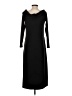 Soma Solid Black Casual Dress Size S - photo 2