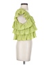 Shein 100% Polyester Green Sleeveless Blouse Size 2 - photo 4