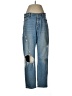 Abercrombie & Fitch Hearts Blue Jeans Size 8R - photo 1