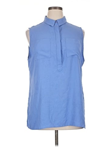 Ann Taylor Factory Sleeveless Button-Down Shirt (view 1)