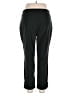 Roz & Ali Solid Black Active Pants Size 16 - photo 2
