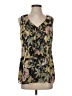 CAbi 100% Polyester Black Sleeveless Blouse Size XS - photo 1