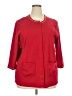 Rafaella 100% Cotton Red Cardigan Size 3X - photo 1