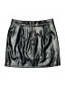 Assorted Brands Metallic Silver Faux Leather Skirt Size M - photo 2
