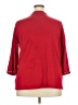 Rafaella 100% Cotton Red Cardigan Size 3X - photo 2