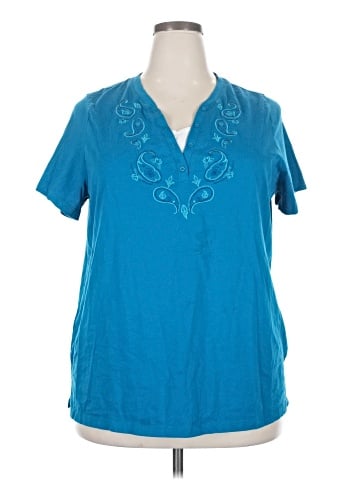 White Stag Short Sleeve Blouse (view 1)