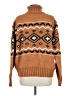 Shein Argyle Brown Pullover Sweater Size 6 - photo 2