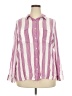 BP. 100% Viscose Stripes Pink Long Sleeve Button-Down Shirt Size XXL - photo 1