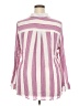 BP. 100% Viscose Stripes Pink Long Sleeve Button-Down Shirt Size XXL - photo 2