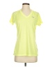 Under Armour 100% Polyester Yellow Active T-Shirt Size S - photo 1