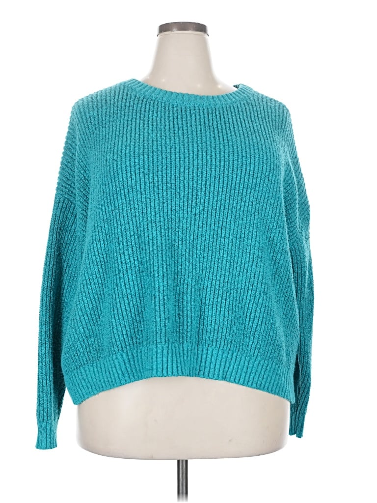 Pre-owned Evri Pullover Sweater In Blue