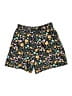 Lands' End 100% Polyester Floral Black Shorts Size 4 - photo 2