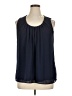 Kenneth Cole REACTION Blue Sleeveless Blouse Size XL - photo 1