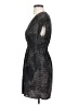 Guess 100% Polyester Metallic Black Cocktail Dress Size S - photo 5