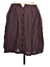 Comme Toi 100% Polyester Solid Brown Casual Skirt Size L - photo 1