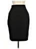 Ann Taylor Solid Black Formal Skirt Size 8 - photo 1