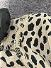 Harper Animal Print Brown Long Sleeve Blouse Size S - photo 8
