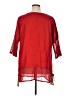 Assorted Brands 100% Rayon Red 3/4 Sleeve Blouse Size XL - photo 2