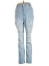 Fashion Nova Hearts Blue Jeans Size 1X - photo 1