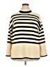 Unbranded Stripes Yellow Turtleneck Sweater Size XXL - photo 1