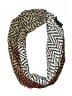 Cejon 100% Polyester Animal Print Brown Scarf One size - photo 1