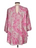 Renee C. Pink 3/4 Sleeve Blouse Size L - photo 2