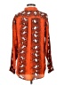 Equipment Animal Print Orange Long Sleeve Blouse Size S - photo 2