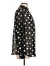 Torrid Polka Dots Black Long Sleeve Blouse Size Lg Plus (0) - photo 4