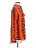 Equipment Animal Print Orange Long Sleeve Blouse Size S - photo 4