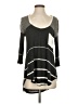 Bordeaux Stripes Black 3/4 Sleeve Top Size S - photo 1