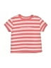 Roxy Girl Stripes Pink Short Sleeve T-Shirt Size 8 - photo 1