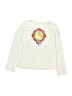 Hanna Andersson 100% Cotton Ivory Sweatshirt Size 130 cm / US 8 - photo 1