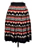 Fei 100% Polyester Chevron-herringbone Red Casual Skirt Size 0 - photo 2