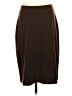 Susan Graver Solid Brown Formal Skirt Size S - photo 1