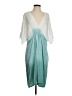 Lost River 100% Rayon Color Block Teal Cocktail Dress Size S - photo 1
