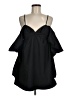 Unbranded Solid Black Cocktail Dress Size M (estimated) - photo 1