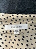 Pleione 100% Polyester Animal Print Tan Long Sleeve Blouse Size L - photo 7