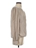 Parker 100% Silk Tan Long Sleeve Silk Top Size XS - photo 4